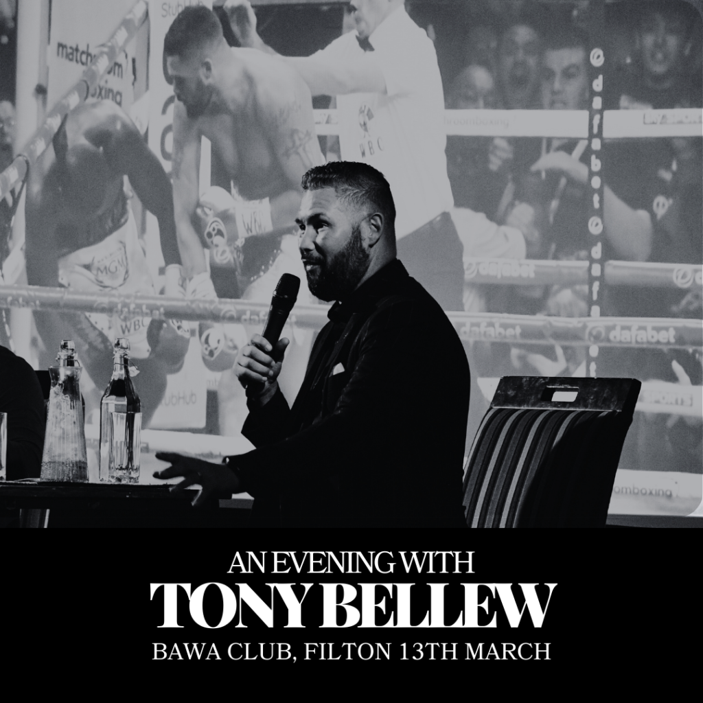 an evening with tony bellew event